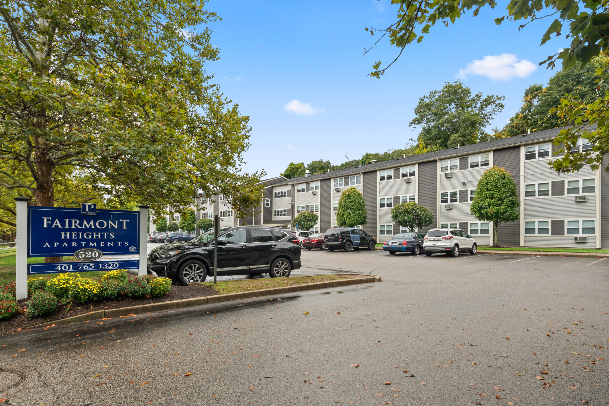 Exterior view of Fairmount Heights, Woonsocket, RI